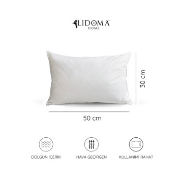 1 Adet 30x50 cm Elyaf Dolgu İç Yastık